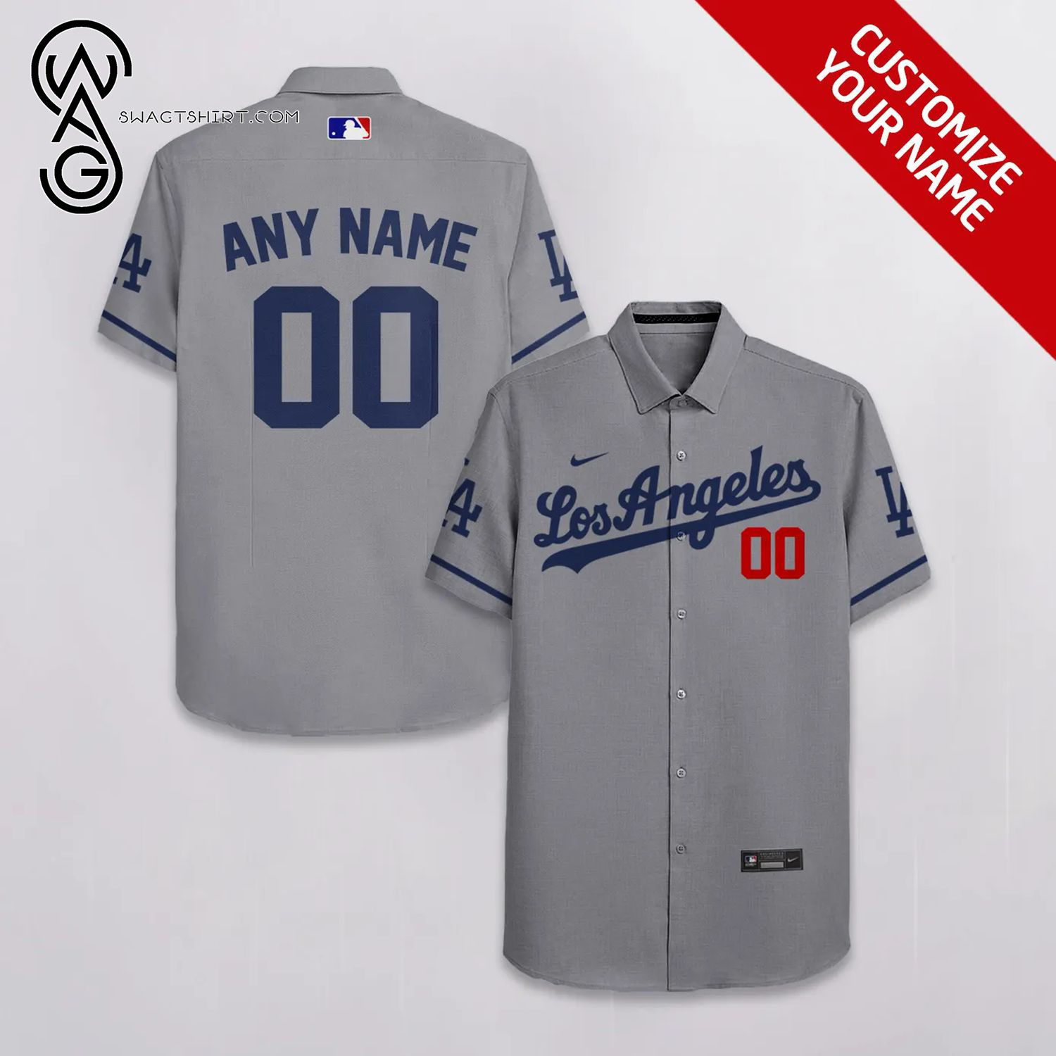 [Top Trending] Los Angeles Dodgers Baseball Team Full Printing Personalized Hawaiian Shirt